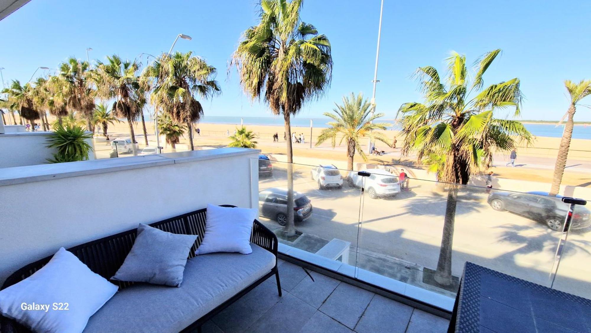 Boutelou Playa Con Vistas Al Mar Apartamento Sanlúcar de Barrameda Exterior foto
